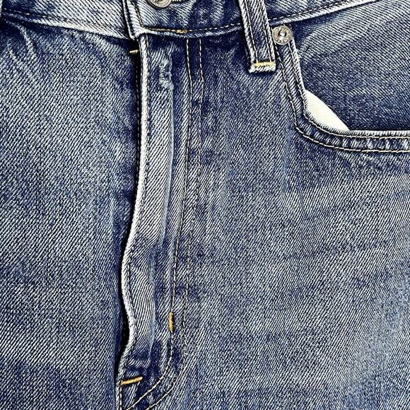 SLVRLAKE FRAYED ‎  DENIM MIDI  SKIRT SIZE 28 NWT - Picture 6 of 9